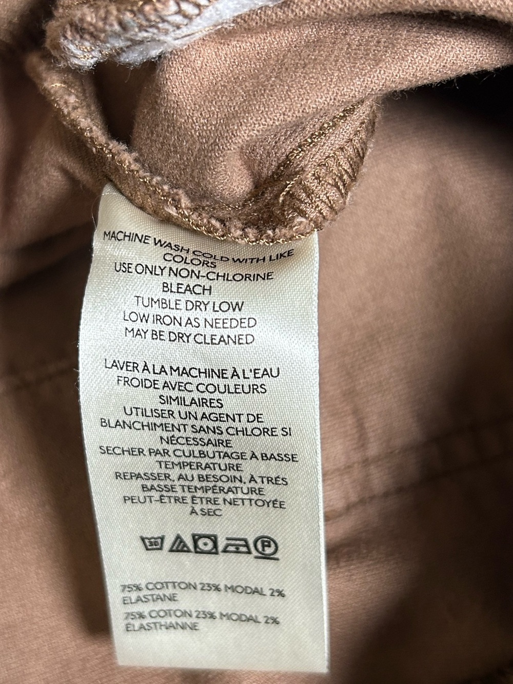 Anthropologie Pilcro Brown Pull-On Corduroy Wide Leg Retro Flare Pants - Picture 9 of 13